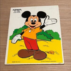 Playskool Mickey Mouse Puzzle 1960s